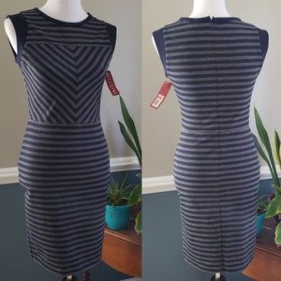 Merona Fitted Striped Dress - Picture 7 of 7